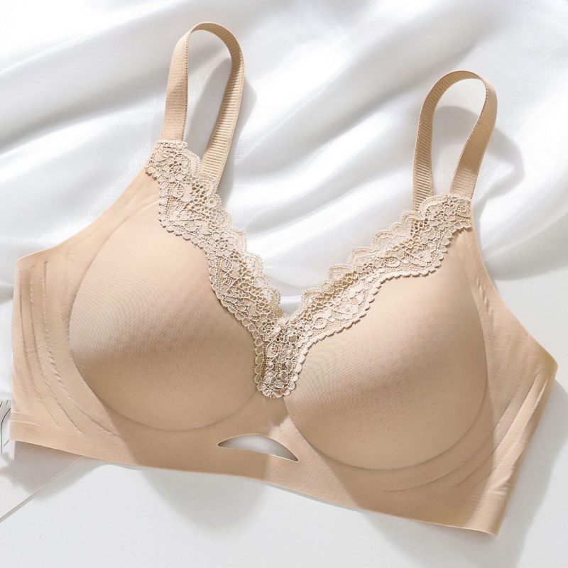 Plus-size udoban prozračan bežični grudnjak za žene, skuplja i podiže grudi, nježna podrška, sprječava opuštanje