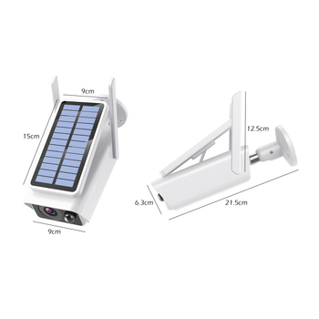 WiFi solarna 360° kamera za vanjsku upotrebu, kućna upotreba