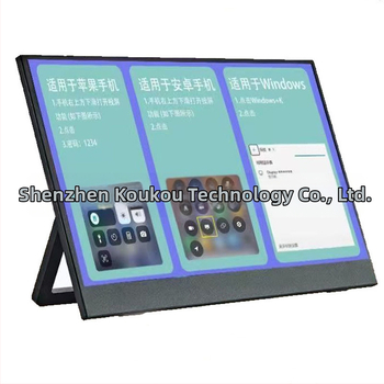 Nový prenosný monitor s 15,6-palcovou uhlopriečkou a neviditeľnou podstavou, plnohodnoté bezdrôtové zobrazenie, druhý displej pre telefón, Nintendo Switch a PC