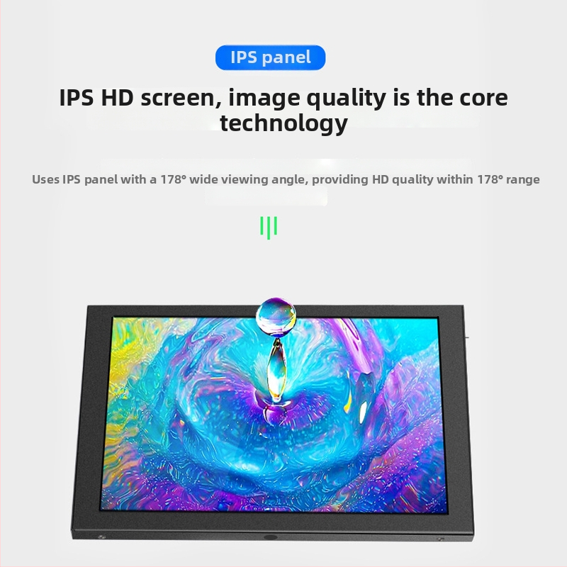 10,1-palcový Raspberry Pi IPS kapacitný dotykový HDMI monitor, 1280x800, prenosný priemyselný displej