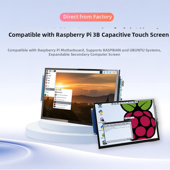 10,1-palcový HDMI IPS LCD displej s dotykovou obrazovkou, bez ovládača, pre Raspberry Pi