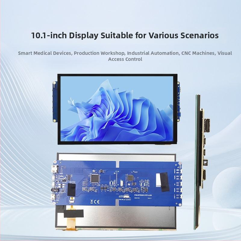 10,1-palcový HDMI IPS LCD displej s dotykovou obrazovkou, bez ovládača, pre Raspberry Pi