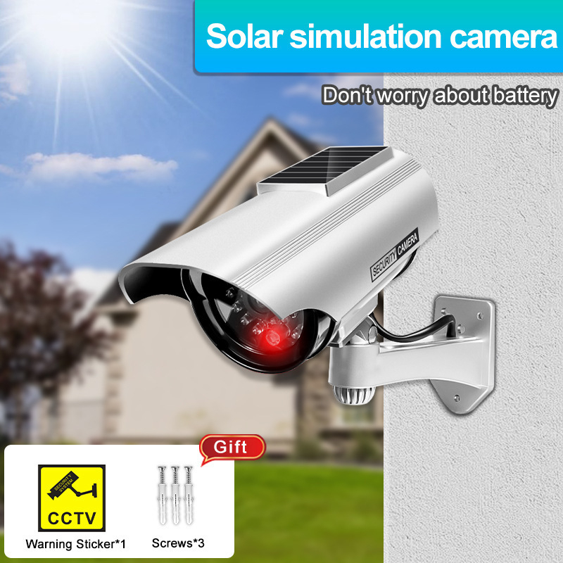 Solarna simulacijska kamera – lažna kamera za nadzor, jednostavna instalacija, bez održavanja, simulacijski model za nadzor
