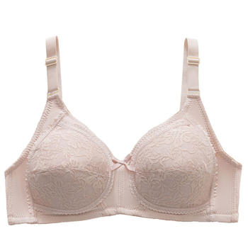 Plus-size čipkasti bežični minimizator grudnjaka, puna košarica, bez žica