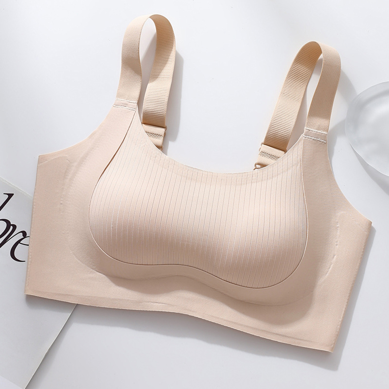 Plus-size grudnjak s čašicama u obliku zečjih ušiju, bešavni dizajn, potpora leđa, podesive naramenice