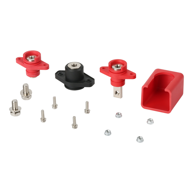 Terminal diamantat prin perete pentru stocare energiei — conector pentru baterii litiu, 150A/300A/500A