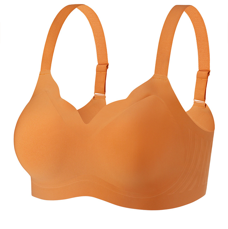 Plus veličine bezšiven push-up grudnjak za žene, anti-sag, puna čašica, s pjenastim jastučićima