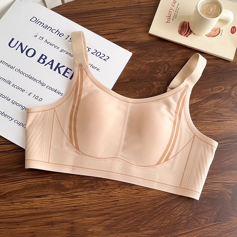 Plus-size sportski grudnjak s push-up učinkom, bočno skupljanje i sprječavanje opuštanja, Rabbit Ear Cup, model 2025