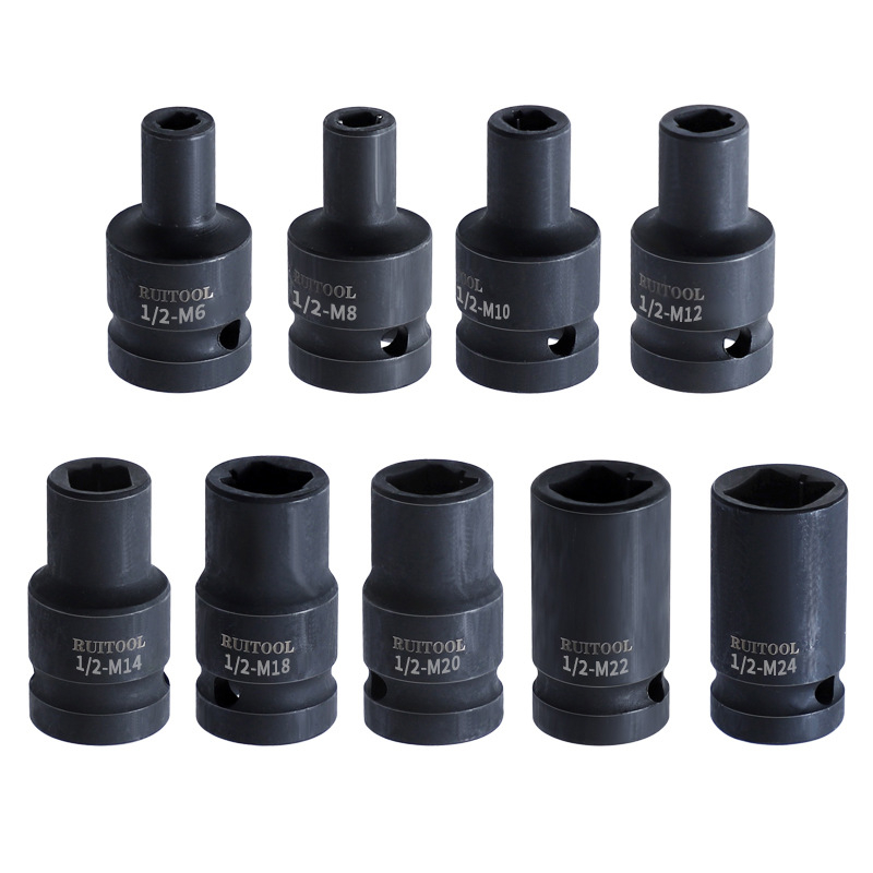 Mufă pătrată de 1/2 inch pentru cheie pneumatică, deschidere pătrată internă