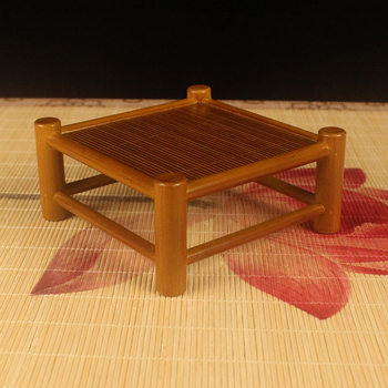 Suport mini Zen pentru expunerea ceainicului din lut mov, stil chinezesc, decor de birou