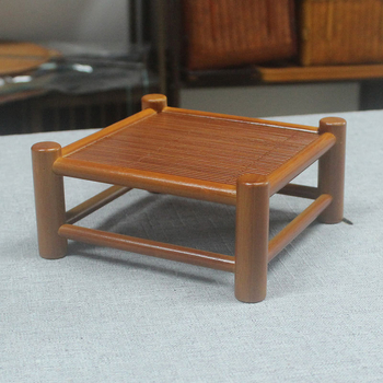Suport mini Zen pentru expunerea ceainicului din lut mov, stil chinezesc, decor de birou