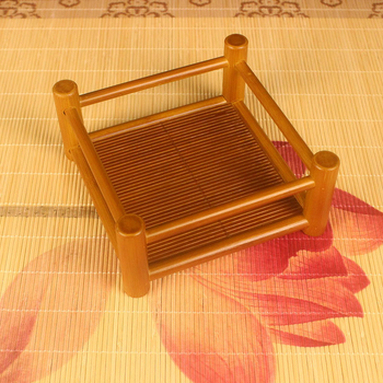 Suport mini Zen pentru expunerea ceainicului din lut mov, stil chinezesc, decor de birou