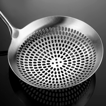 Colander din oțel inoxidabil 316 cu plasă lotus, lingură strecurătoare îngroșată, pentru bucătărie