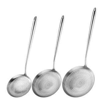 Colander din oțel inoxidabil 316 cu plasă lotus, lingură strecurătoare îngroșată, pentru bucătărie