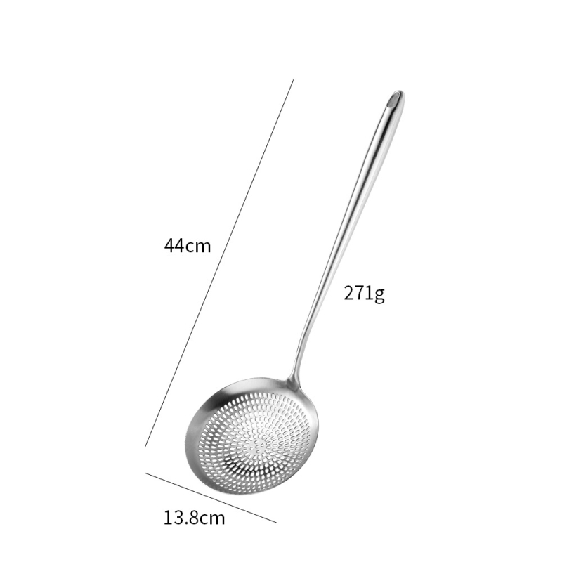 Colander din oțel inoxidabil 316 cu plasă lotus, lingură strecurătoare îngroșată, pentru bucătărie