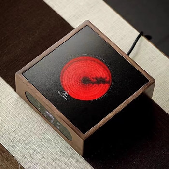 Set de ceainic ceramic electric pentru uz casnic, cu ceainic din sticlă rezistentă la temperaturi