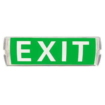 Lumină LED de urgență pentru evacuare în caz de incendiu, indicator de ieșire sigur în engleză, IP65, model Jh-3511