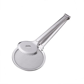 Lingură de prăjit din oțel inoxidabil cu separator de ulei și plasă de filtrare pentru bucătărie și oală hot pot