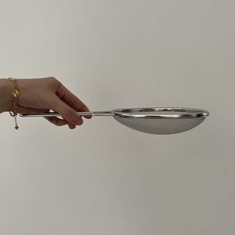 Lingură-strecurătoare japoneză din oțel inoxidabil 304 pentru bucătărie, potrivită pentru opărire, scoaterea tăițeilor și a gălușelor, prăjit, multifuncțională