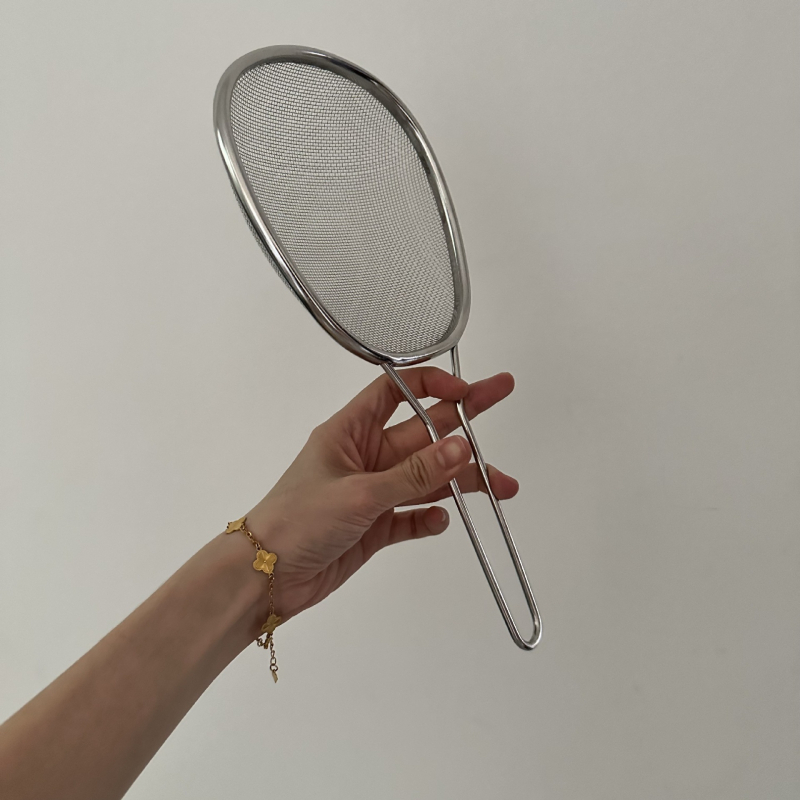 Lingură-strecurătoare japoneză din oțel inoxidabil 304 pentru bucătărie, potrivită pentru opărire, scoaterea tăițeilor și a gălușelor, prăjit, multifuncțională