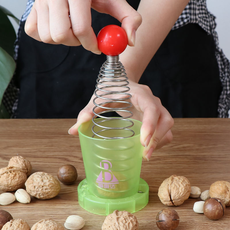 Πτυσσόμενος σφιγκτήρας καρυδιών από ανοξείδωτο χάλυβα – εργαλείο ανοίγματος κελύφους για σπάσιμο και καθάρισμα πυρήνων