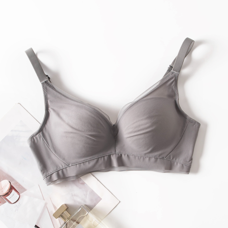 Sutien u stilu vile s podesivom Mulberry svile mrežaste tkanine – bez šavova, udoban, bez žice, Push-Up