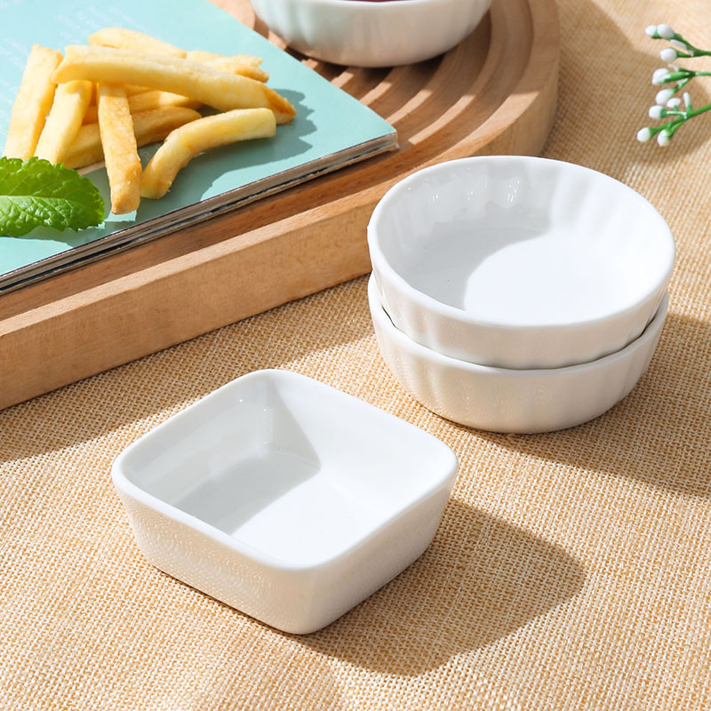 Vas ceramic pentru sosuri în stil japonez, personalizat, farfurie mică pentru gustări