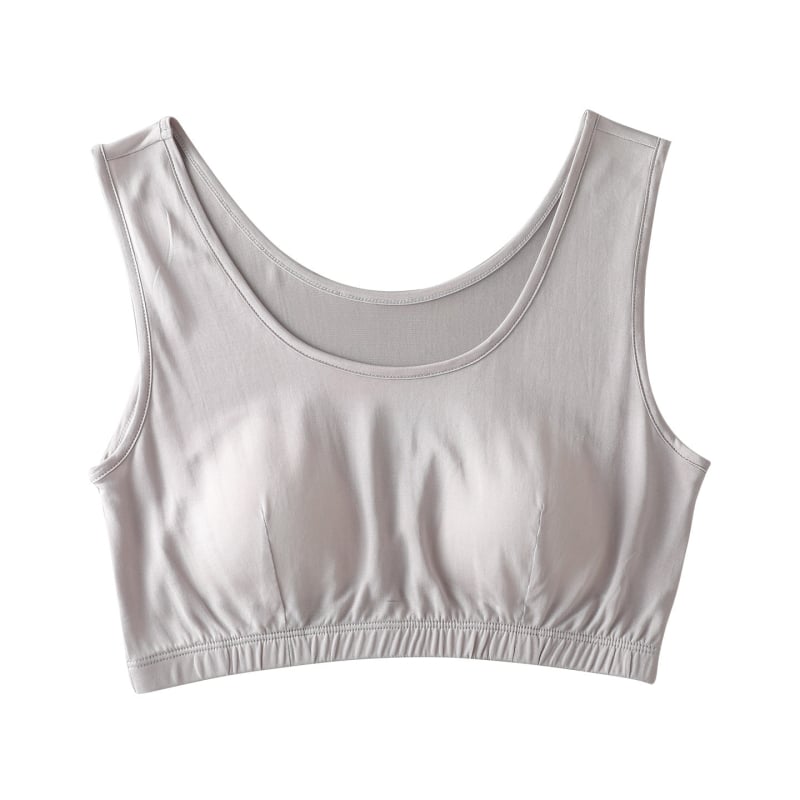 Tanki grudnjak u stilu camisole od 100% svile Mulberry, pleteni svila, udoban i prozračan, bez žica, minimalističko donje rublje