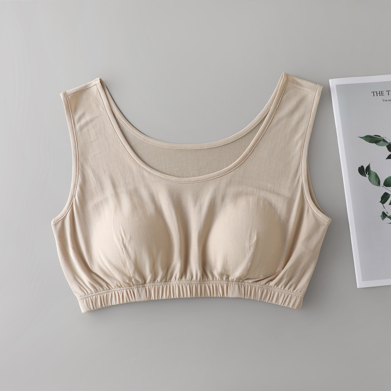 Tanki grudnjak u stilu camisole od 100% svile Mulberry, pleteni svila, udoban i prozračan, bez žica, minimalističko donje rublje