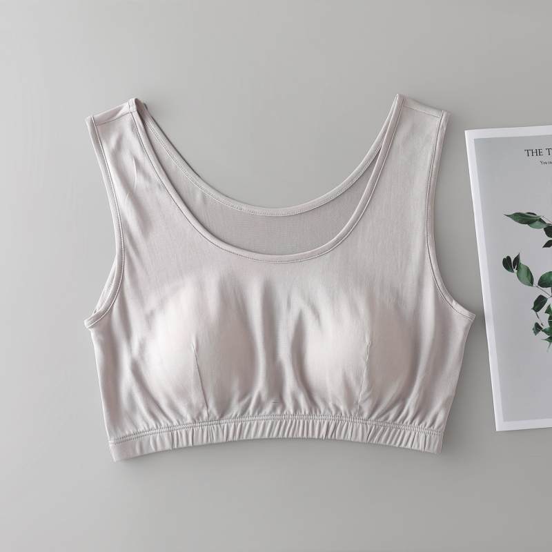 Tanki grudnjak u stilu camisole od 100% svile Mulberry, pleteni svila, udoban i prozračan, bez žica, minimalističko donje rublje
