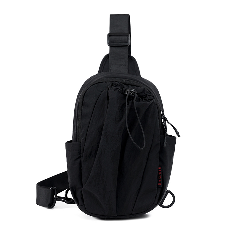 Kültéri kerékpározáshoz víz- és telefon-tartó crossbody táska, uniszex, casual stílusban
