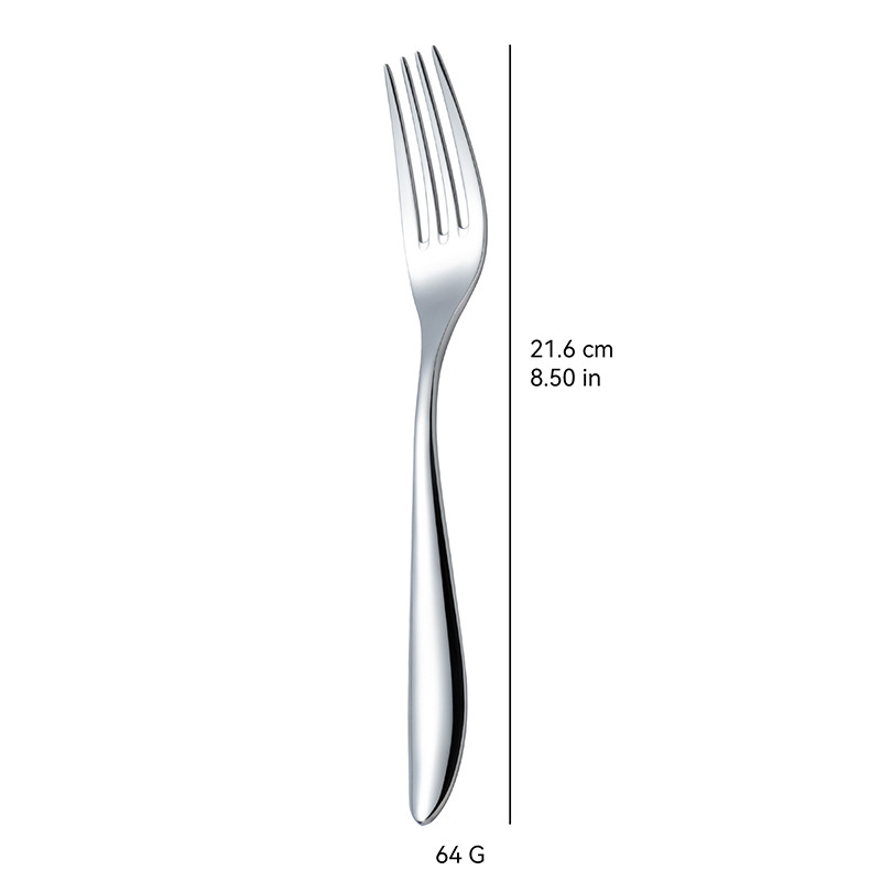 Set tacâmuri din oțel inoxidabil, lustruit oglindit, cuțit și furculiță pentru steak, destinat hotelurilor și restaurantelor occidentale