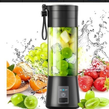 Storcător electric portabil, mini pentru fructe și legume, încărcare USB, 180W, 600 ml capacitate, sistem cu mai multe lame, viteză înaltă