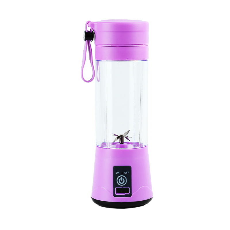 Storcător electric portabil, mini pentru fructe și legume, încărcare USB, 180W, 600 ml capacitate, sistem cu mai multe lame, viteză înaltă