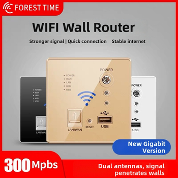 86-typový stenový panel s routerom a Wi-Fi pre domov a hotel