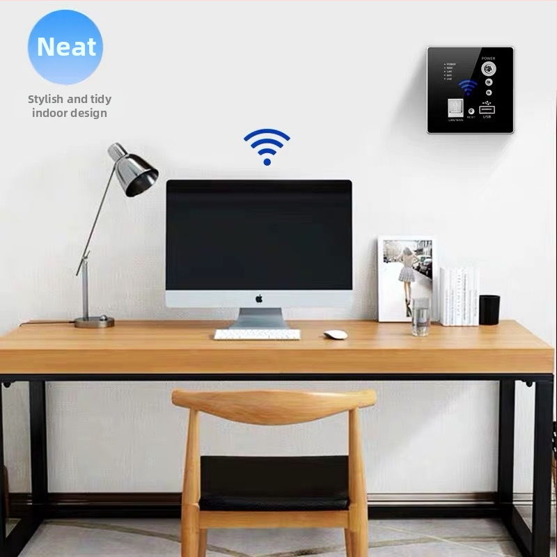 86-typový stenový panel s routerom a Wi-Fi pre domov a hotel