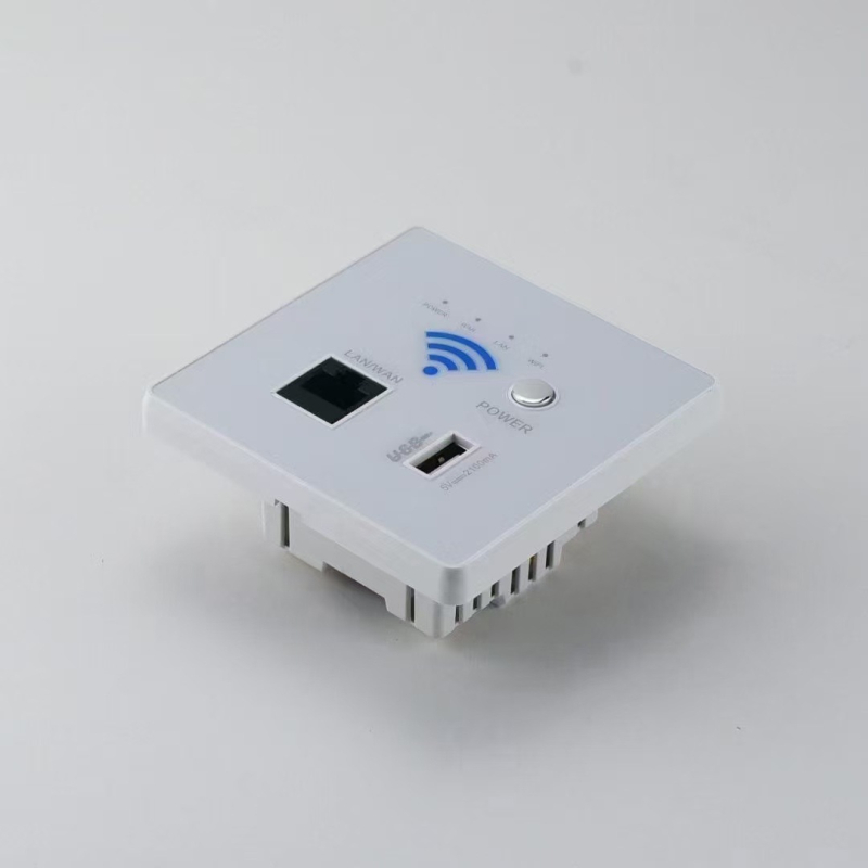 86-os típusú falra szerelt router- és Wi-Fi panel otthonra és szállodákba