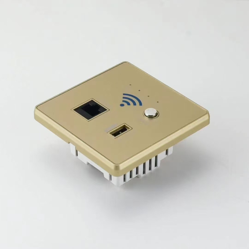 86-os típusú falra szerelt router- és Wi-Fi panel otthonra és szállodákba