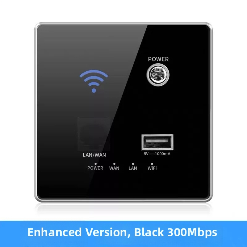 86-typový stenový panel s routerom a Wi-Fi pre domov a hotel