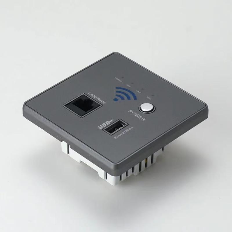 86-os típusú falra szerelt router- és Wi-Fi panel otthonra és szállodákba
