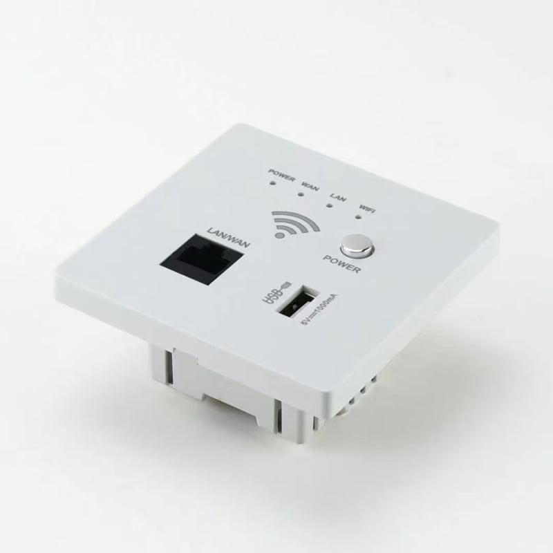 86-os típusú falra szerelt router- és Wi-Fi panel otthonra és szállodákba