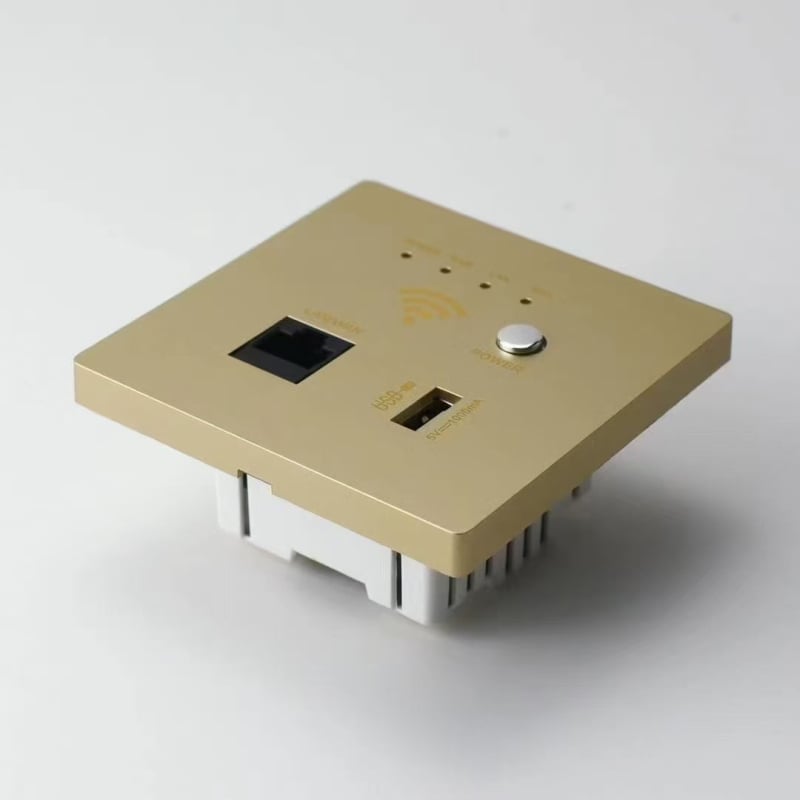 86-os típusú falra szerelt router- és Wi-Fi panel otthonra és szállodákba