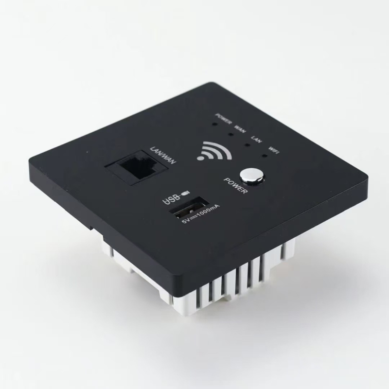 86-os típusú falra szerelt router- és Wi-Fi panel otthonra és szállodákba