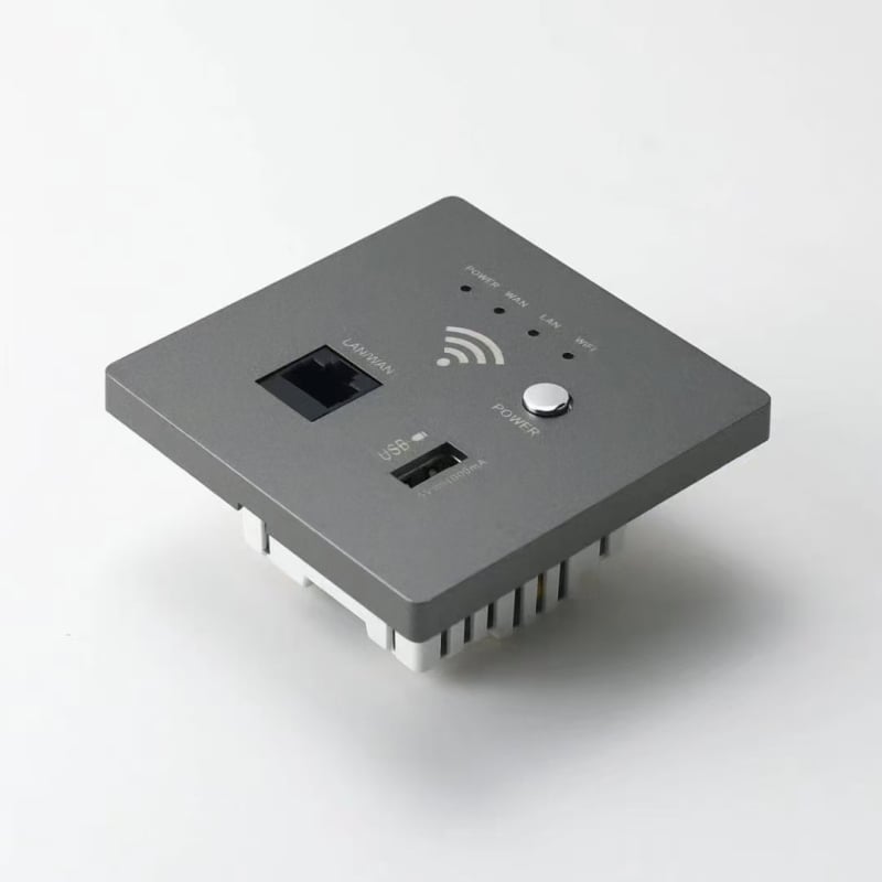 86-os típusú falra szerelt router- és Wi-Fi panel otthonra és szállodákba