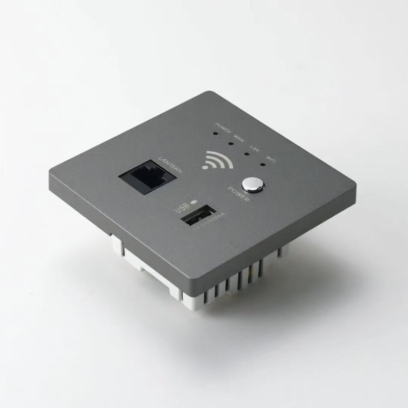 86-os típusú falra szerelt router- és Wi-Fi panel otthonra és szállodákba