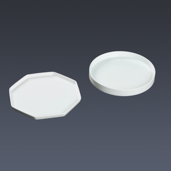 Set Gongfu din porțelan alb – accesorii pentru ceai: suport mic pentru ceainic și tavă; tavă japoneză minimalistă pentru infuzie uscată, tavă pentru gustări și fructe