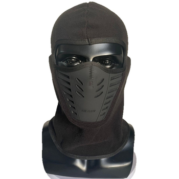 Zimska balaklava za vožnju biciklom - otporna na vjetar - unisex, poliester