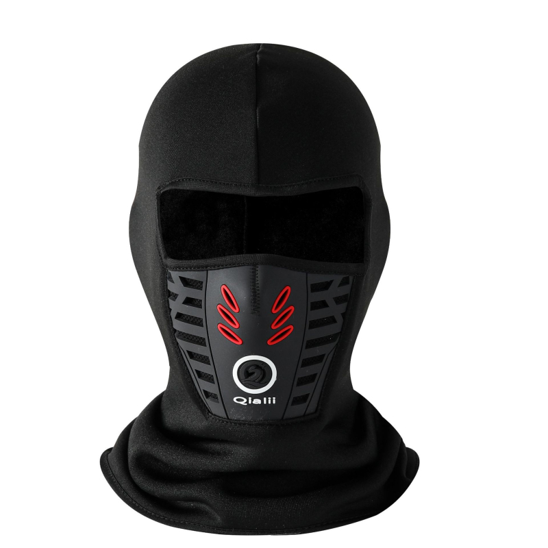 Zimska balaklava za vožnju biciklom - otporna na vjetar - unisex, poliester