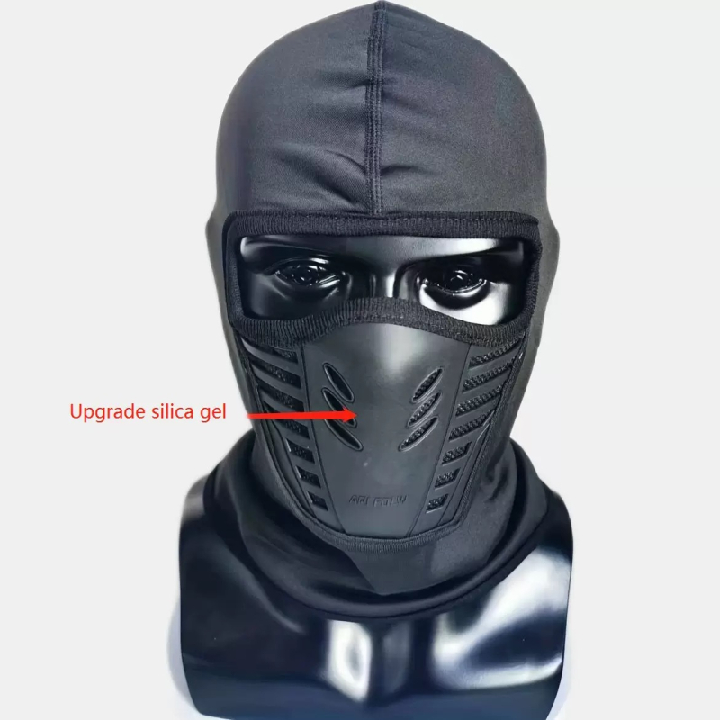 Zimska balaklava za vožnju biciklom - otporna na vjetar - unisex, poliester