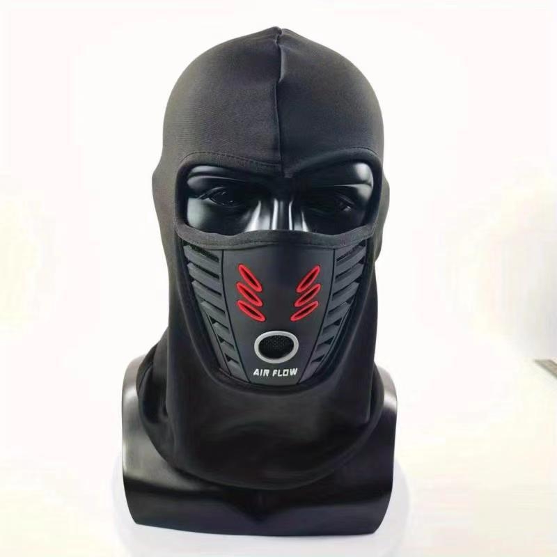 Zimska balaklava za vožnju biciklom - otporna na vjetar - unisex, poliester